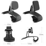 Porta cellulare magnetico da auto, targa di parcheggio sul cruscotto