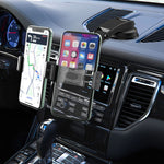 Supporto per cellulare con doppio mandrino a ventosa per cruscotto dell'auto