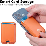 Per iPhone 15/14/13 Porta carte magnetico con supporto regolabile