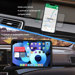 Supporto magnetico adesivo piatto per navigatore per cellulare da auto