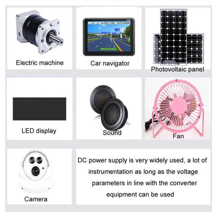 Alimentatore per veicoli Convertitore di potenza step-down DC ultra sottile, Fulree 12V To 3.3V 2.5A, Fulree 12V To 4.2V 2.5A, Fulree 12V To 5V 2.5A, Fulree 12V To 6V 2.5A, Fulree 12V To 7.5V 2.5A, Fulree 12V To 9V 1A