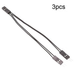 Cavo terminale DuPont Cavo di collegamento DuPont 2.54 2 pin da 1 a 2 fili da una femmina a due maschi, 10cm