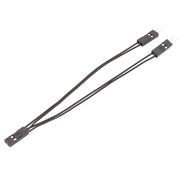 Cavo terminale DuPont Cavo di collegamento DuPont 2.54 2 pin da 1 a 2 fili da una femmina a due maschi, 10cm