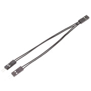 Cavo terminale DuPont Cavo di collegamento DuPont 2.54 2 pin da 1 a 2 fili da una femmina a due maschi, 10cm