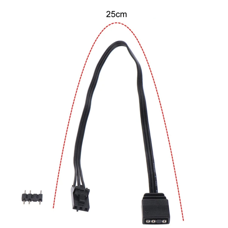 Per cavo adattatore controller nave pirata QL LL120 ICUE Sincronizzazione della luce divina, 3Pin, 4Pin