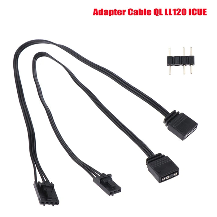 Per cavo adattatore controller nave pirata QL LL120 ICUE Sincronizzazione della luce divina, 3Pin, 4Pin