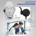 SOYTO SY227 Cuffia con gancio per l'orecchio dell'operatore monolaterale Cuffia per computer con cavo, 3.5mm, Separation USB Wire Control