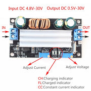 Accessorio regolatore di tensione di accensione automatica del modulo di ricarica solare a tensione regolabile, ZK-SJ4