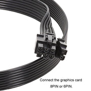 Per Corsair 18AWG Cavo Piatto Cavo del Modulo di Alimentazione Scheda Grafica Cavo del Modulo da 8Pin a 8Pin 6 + 2, 50cm For Corsair, 60cm For Corsair
