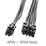 Cavo adattatore CPU da 8 pin a 8 + 4 pin Cavo di alimentazione del processore della scheda madre, 20cm, 30cm