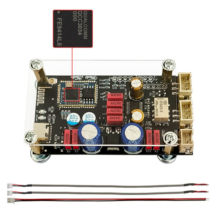 Ricevitore wireless con amplificatore APTX per scheda decodifica senza perdita Bluetooth 5.1, QCC3034, QCC5125