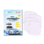 Pellicola protettiva invisibile antigraffio per maniglia della portiera dell'auto, 4pcs/set