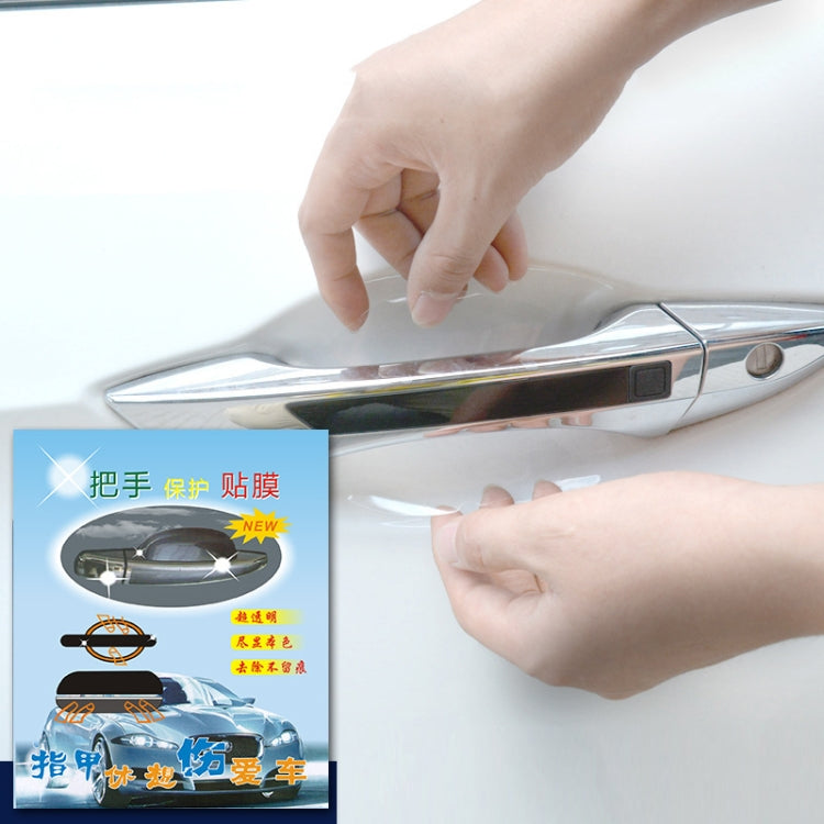 Pellicola protettiva invisibile antigraffio per maniglia della portiera dell'auto, 4pcs/set