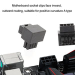 Adattatore angolare 90° per connettore CPU 8 pin scheda madre