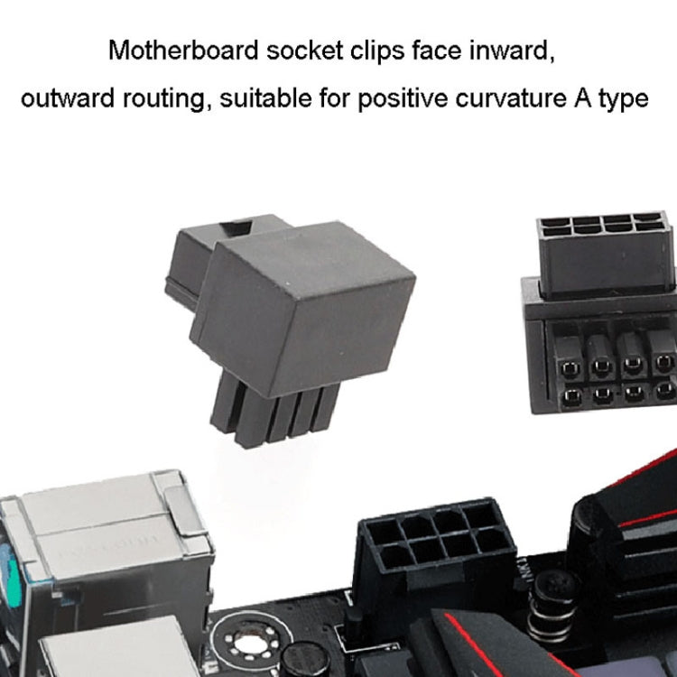 Adattatore angolare 90° per connettore CPU 8 pin scheda madre