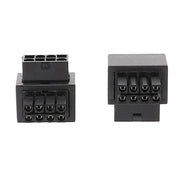 Adattatore da 90 gradi per interfaccia connettore servosterzo CPU 8 pin della scheda madre, Positive Bend A Type, Reverse Curve B Type