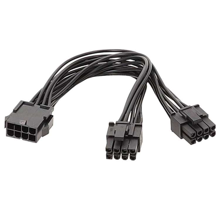 Cavo di alimentazione della scheda grafica maschio da 8P femmina a doppio 6+2Pin Cavo adattatore di alimentazione da 8P a doppio 8P da 1 a 2, 8P Female To Dual 6+2Pin Male