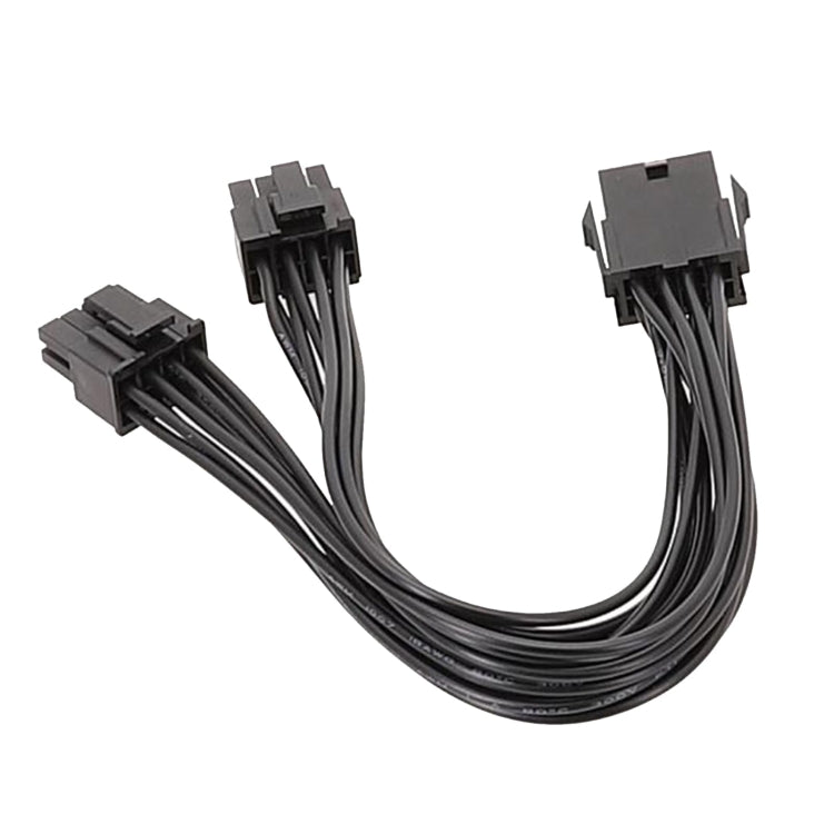 Cavo di alimentazione della scheda grafica maschio da 8P femmina a doppio 6+2Pin Cavo adattatore di alimentazione da 8P a doppio 8P da 1 a 2, 8P Female To Dual 6+2Pin Male