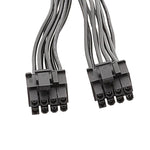 Cavo di alimentazione della scheda grafica maschio da 8P femmina a doppio 6+2Pin Cavo adattatore di alimentazione da 8P a doppio 8P da 1 a 2, 8P Female To Dual 6+2Pin Male