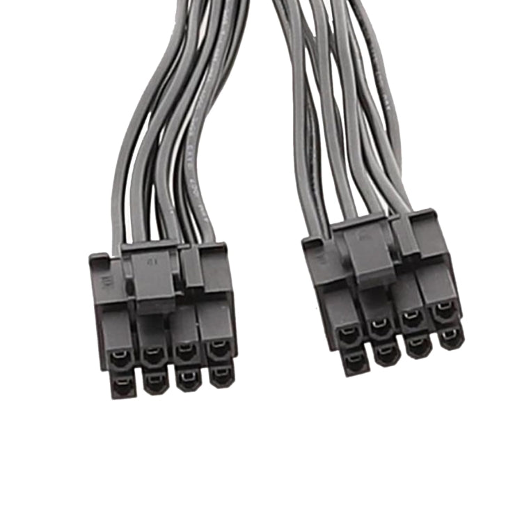 Cavo di alimentazione della scheda grafica maschio da 8P femmina a doppio 6+2Pin Cavo adattatore di alimentazione da 8P a doppio 8P da 1 a 2, 8P Female To Dual 6+2Pin Male