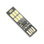 Lanterna di emergenza mobile con pezzo leggero USB dimmerabile tattile da 6 LED