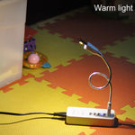 Lanterna di emergenza mobile con pezzo leggero USB dimmerabile tattile da 6 LED