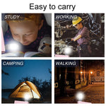 Lanterna di emergenza mobile con pezzo leggero USB dimmerabile tattile da 6 LED