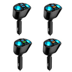 Caricatore per auto con espansione per accendisigari con display digitale in tempo reale doppio USB Type-C, 3.1A Double A+C, QC3.0+2.4A Dual A+C, 66W Dual A+C, PD+QC3.0+2.4A Dual A+C