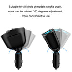 Caricatore per auto con espansione per accendisigari con display digitale in tempo reale doppio USB Type-C, 3.1A Double A+C, QC3.0+2.4A Dual A+C, 66W Dual A+C, PD+QC3.0+2.4A Dual A+C