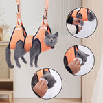 Amaca per toelettatura animali domestici, gatti, cani, supporto per unghie, tipo gancio, per alimentazione, manufatti antigraffio, Small, Medium, Large