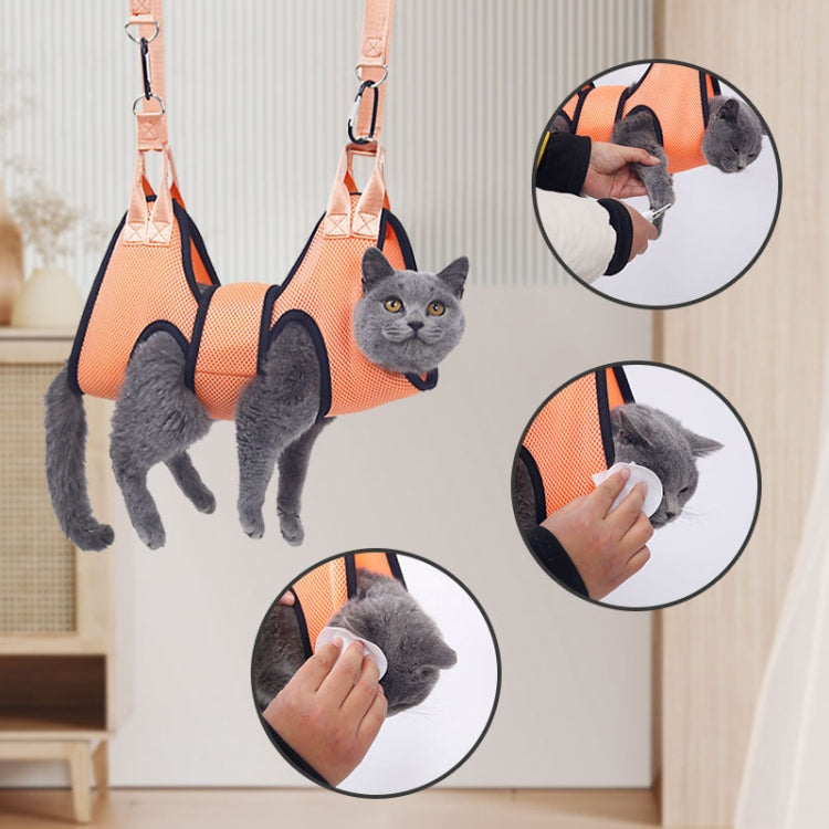 Amaca per toelettatura animali domestici, gatti, cani, supporto per unghie, tipo gancio, per alimentazione, manufatti antigraffio, Small, Medium, Large