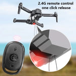 Dispositivo di caduta universale per trasporto drone con telecoma