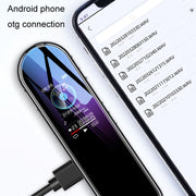 Q53 Dispositivo di registrazione vocale con timer di standby ultra lungo HD con cancellazione del rumore, No Memory, 4GB, 8GB, 16GB, 32GB, 64GB, 128GB