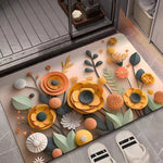 Tappeto antiscivolo per tappetino assorbente con fango diatomeo per pittura a olio 3D, 40 x 60cm, 50 x 80cm