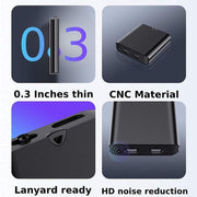 Q63 HD Cancellazione del rumore Registratore vocale magnetico Penna di registrazione portatile intelligente attivata dalla voce, 4GB, 8GB, 16GB, 32GB