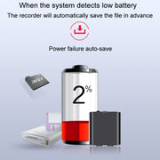 Q63 HD Cancellazione del rumore Registratore vocale magnetico Penna di registrazione portatile intelligente attivata dalla voce, 4GB, 8GB, 16GB, 32GB
