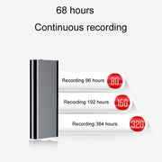 Registratore vocale intelligente Q25 con schermo HD con cancellazione del rumore Reporter vocale con clip posteriore, 4GB, 8GB, 16GB, 32GB