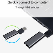 Registratore vocale intelligente Q25 con schermo HD con cancellazione del rumore Reporter vocale con clip posteriore, 4GB, 8GB, 16GB, 32GB