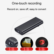 Registratore vocale intelligente Q25 con schermo HD con cancellazione del rumore Reporter vocale con clip posteriore, 4GB, 8GB, 16GB, 32GB