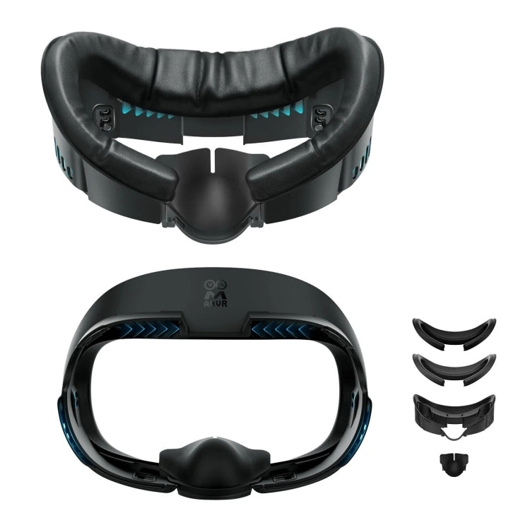 AMVR Q3FC1 Per Meta Quest3 Maschera Materiale in pelle traspirante seta ghiaccio