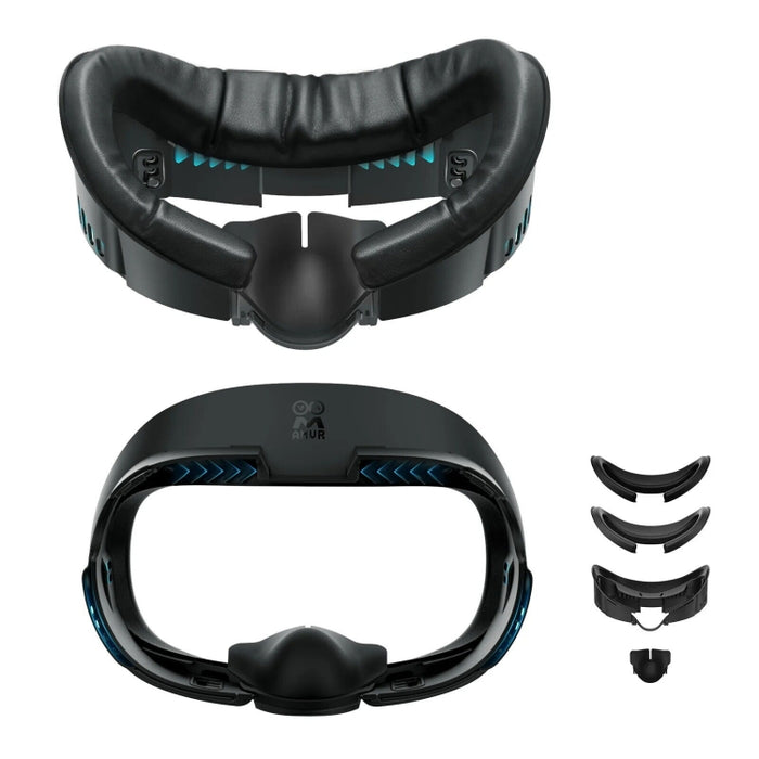 AMVR Q3FC1 Per Meta Quest3 Maschera Materiale in pelle traspirante seta ghiaccio