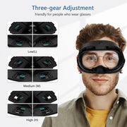 AMVR Q3FC1 Per Meta Quest3 Maschera Materiale in pelle traspirante seta ghiaccio