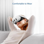Maschera in pelle traspirante per Meta Quest 3