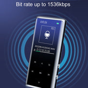 Lettore musicale Bluetooth MP3/MP4 1,8" con registratore e radio