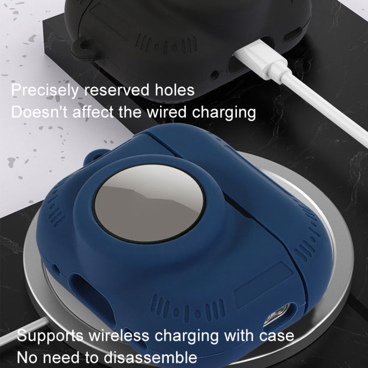 Custodia silicone antigoccia per AirPods Pro 2 e AirTag 2