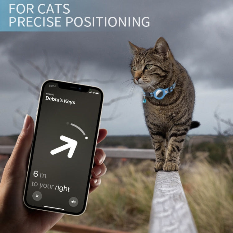 Collare protettore riflettente per AirTag Pet