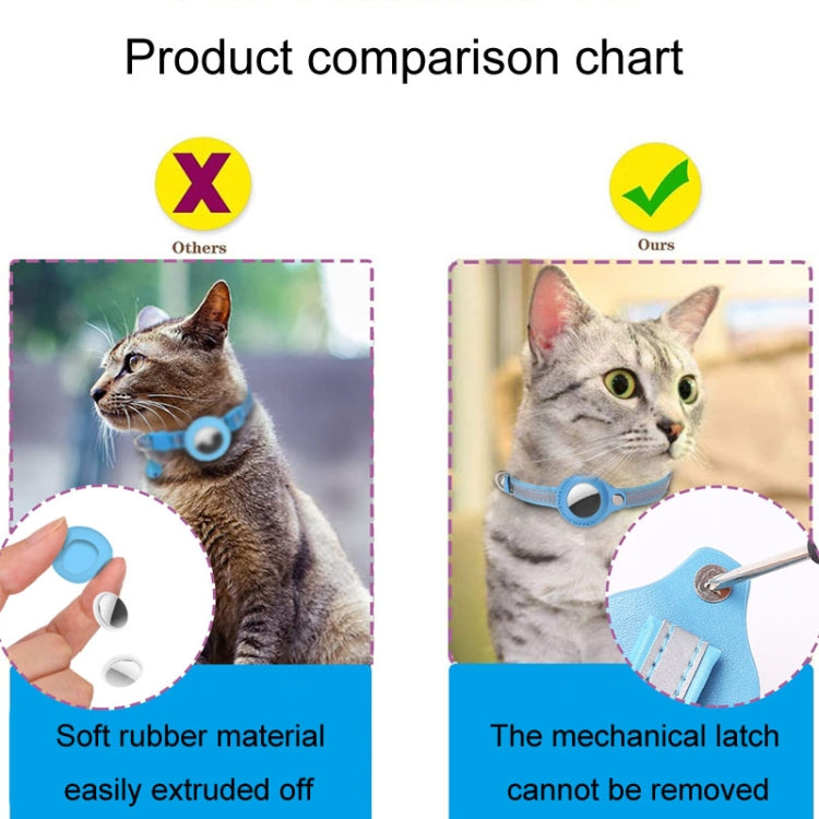 Collare protettore riflettente per AirTag Pet