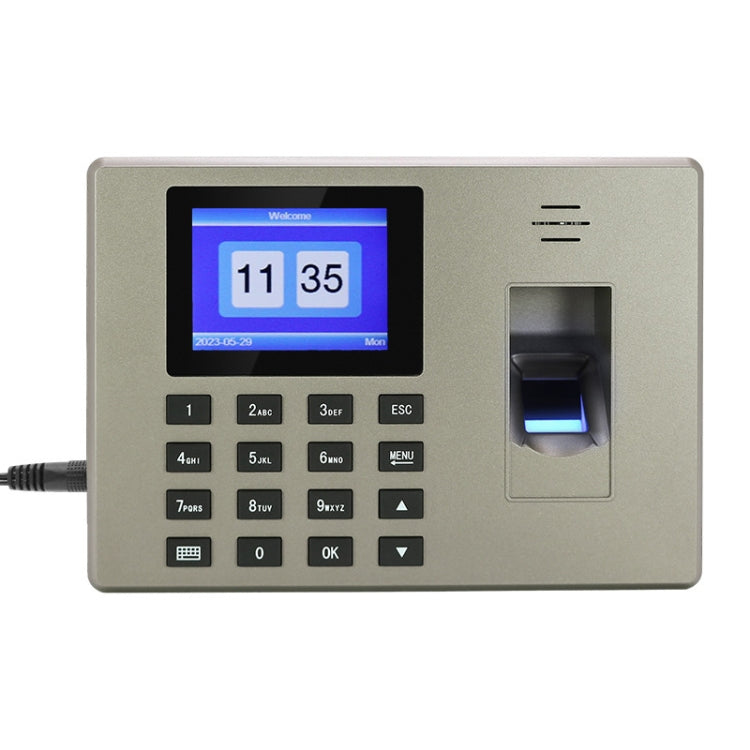 Macchina per la presenza di presenze con generazione di rapporti intelligenti per trasmissione vocale con riconoscimento delle impronte digitali, Gold US Plug, Gold UK Plug, Black US Plug, Black EU Plug, Black UK Plug