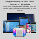 Altoparlante Bluetooth portatile karaoke con microfono wireless
