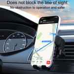 Clip di supporto fissa per navigazione per presa d'aria per auto per telefono automobilistico, Mirror Model, Texture Model